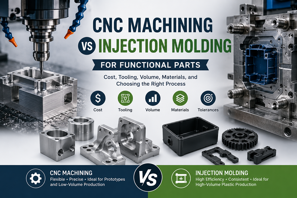 CNC machined functional prototype parts for product testing