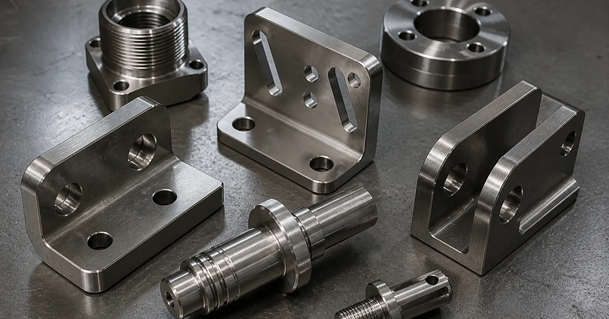 stainless steel CNC machined parts for industrial applications