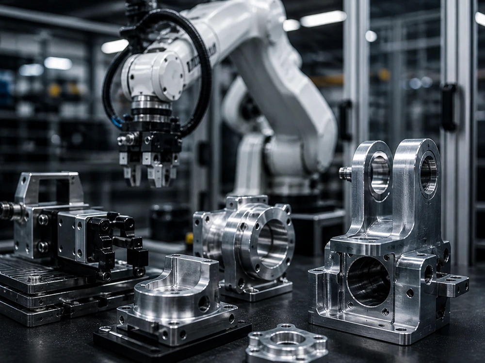 Robotics and automation CNC machined components
