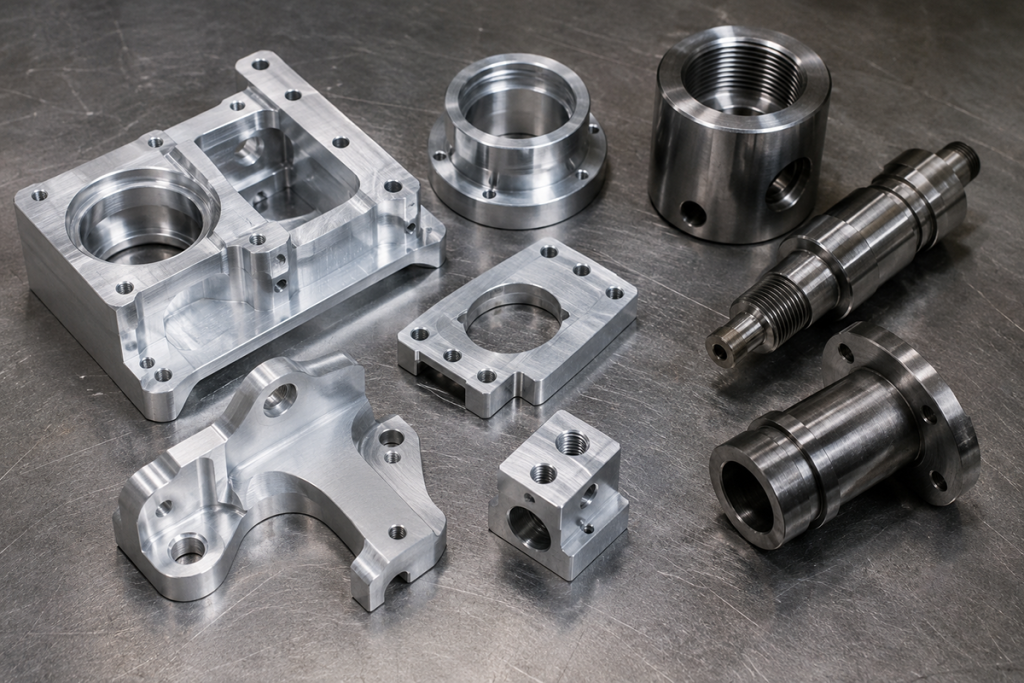 Aluminum vs stainless steel machining comparison