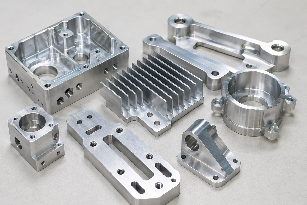 CNC machined aluminum parts for lightweight applications