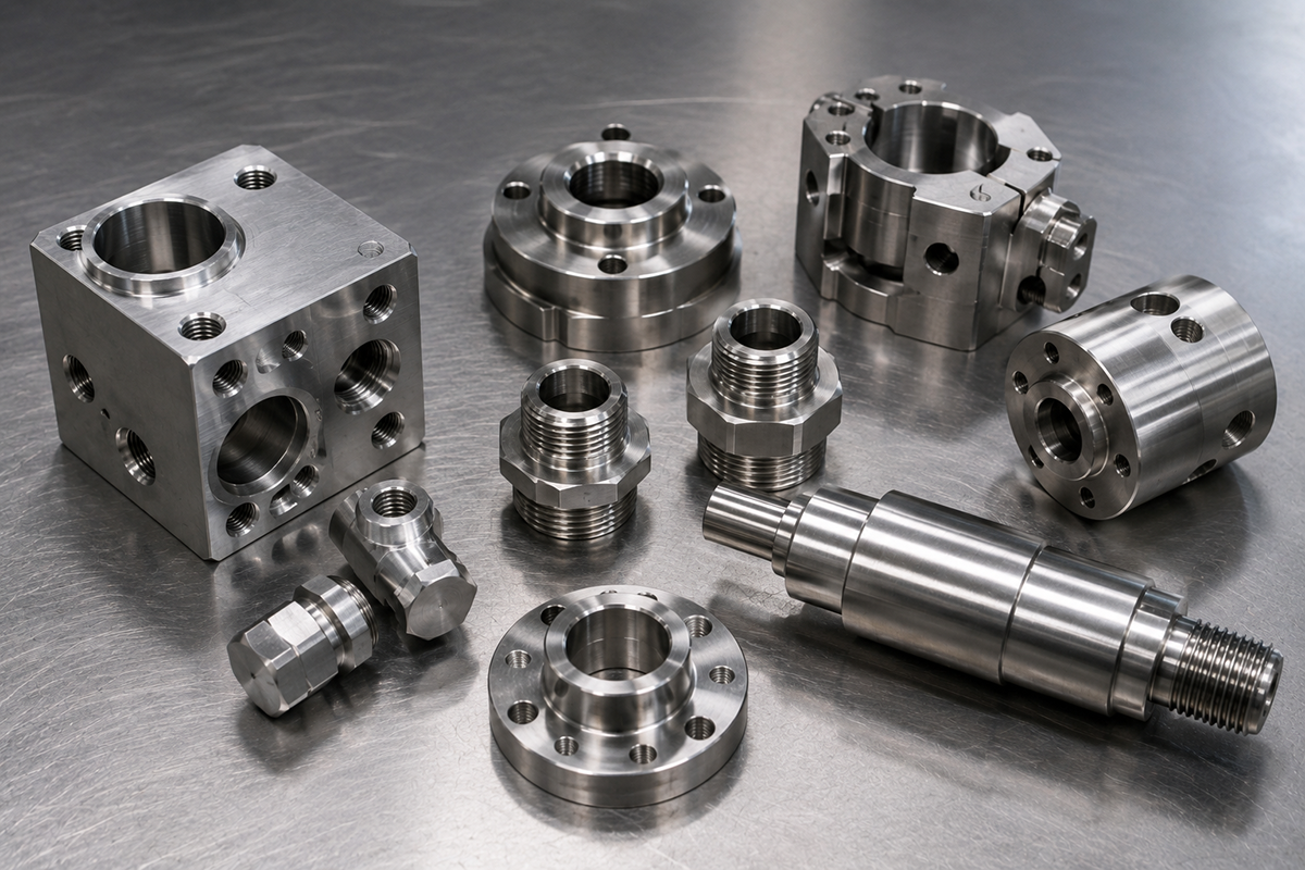 Stainless steel CNC machined parts for corrosion resistance